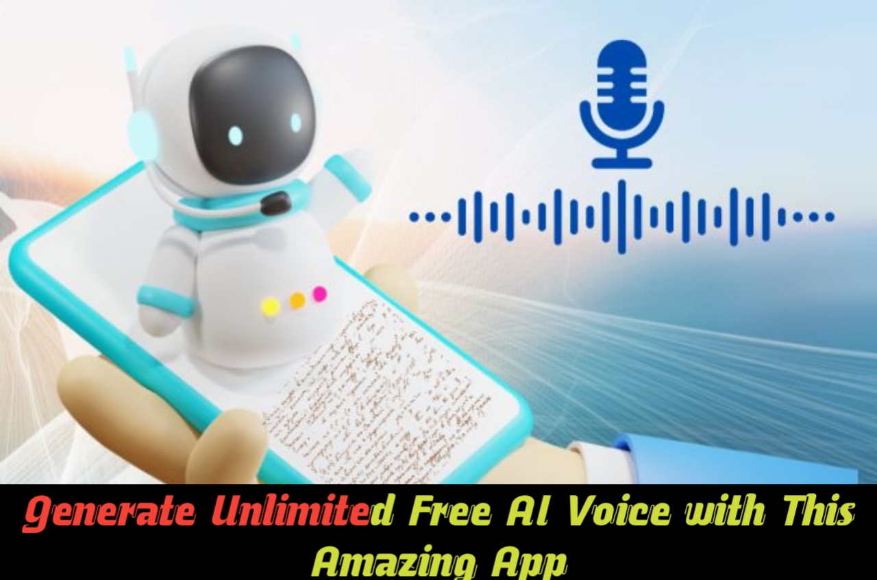 Generate Unlimited Free AI Voice with This Amazing App